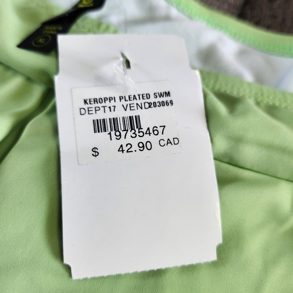 Keroppi Sanrio Pleated Swim Varsity Stripe Skirted Swim Bottoms Hot Topic NEW - Picture 5 of 11